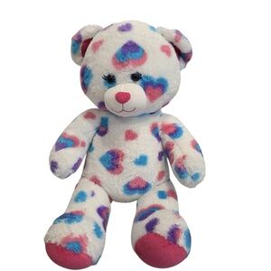 Build-A-Bear Workshop Stuffed With Hugs And Good Wishes 2014 White Teddy Plush